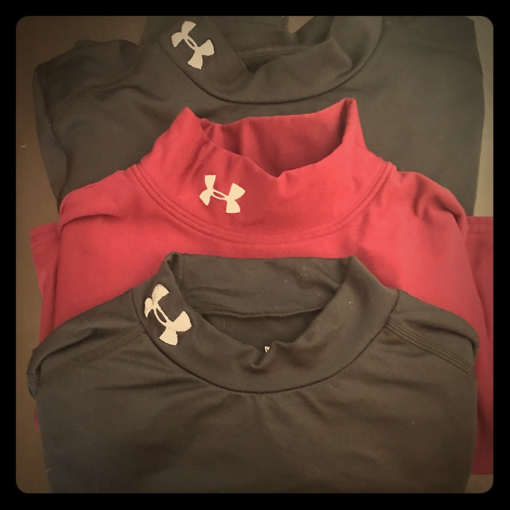 Three Under Armour Tech Shirts